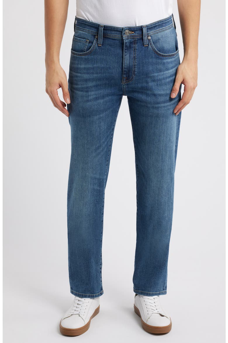 Straight Leg Stretch Jeans, Main, color, VINTAGE MEDIUM BLUE