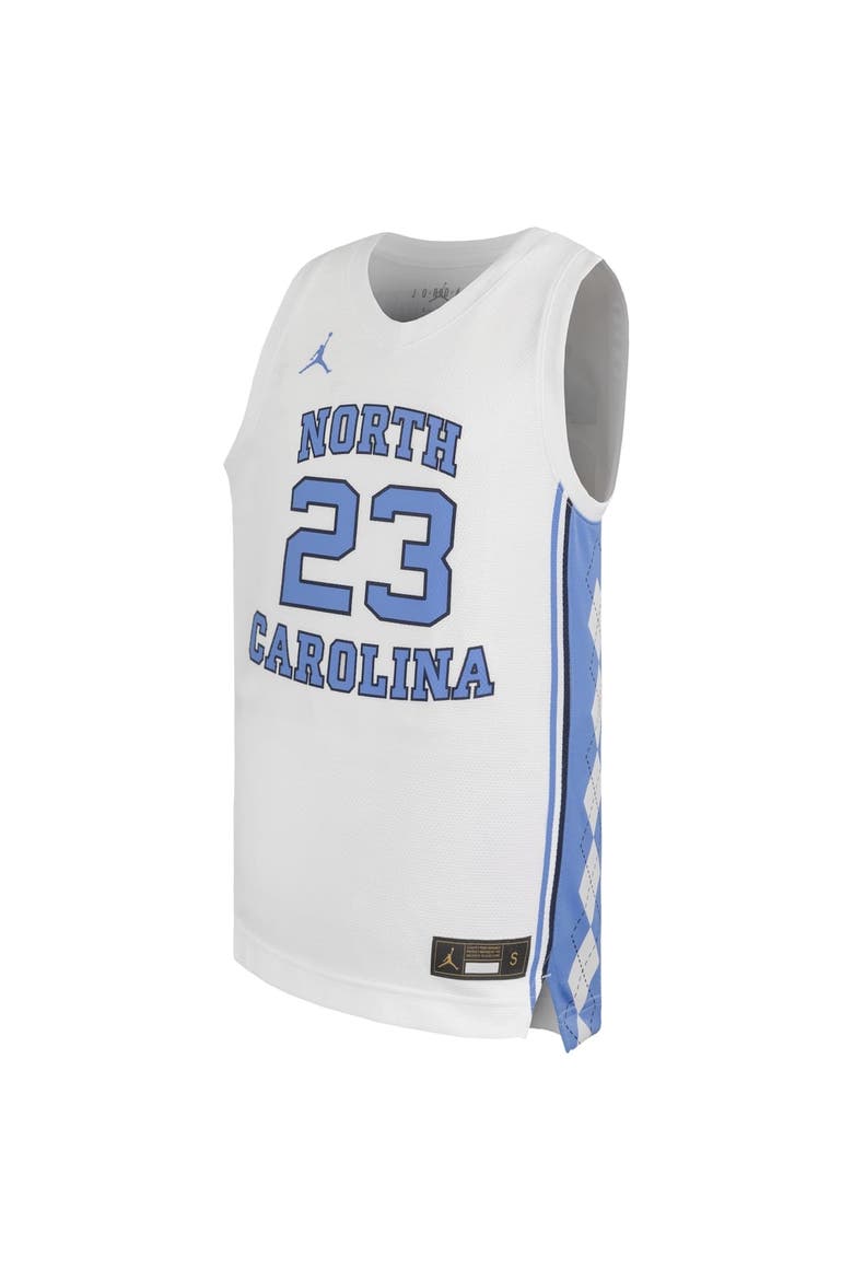 Youth Jordan Brand Michael Jordan White North Carolina Tar Heels Replica Basketball Jersey, Alternate, color, White
