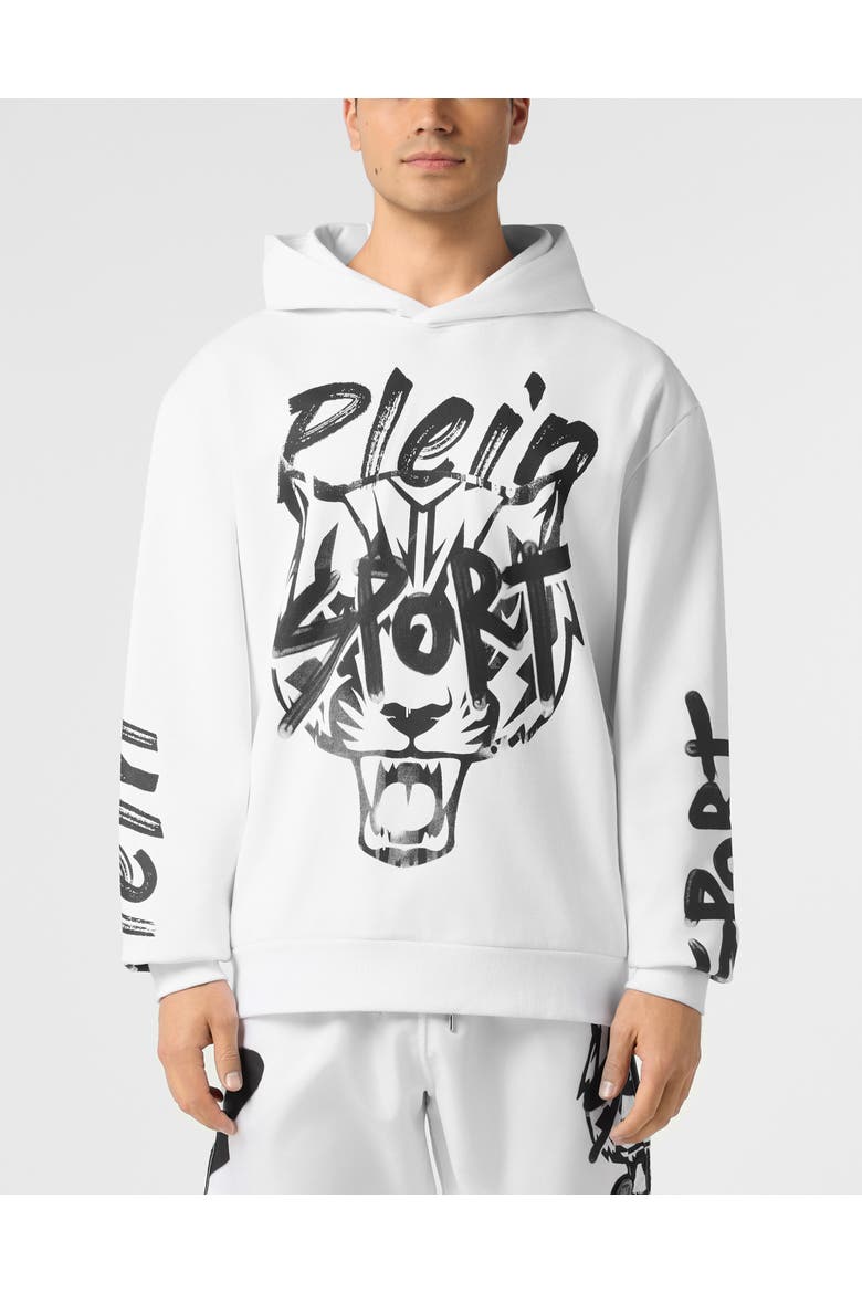 Hoodie Plein Sport Men, Main, color, white