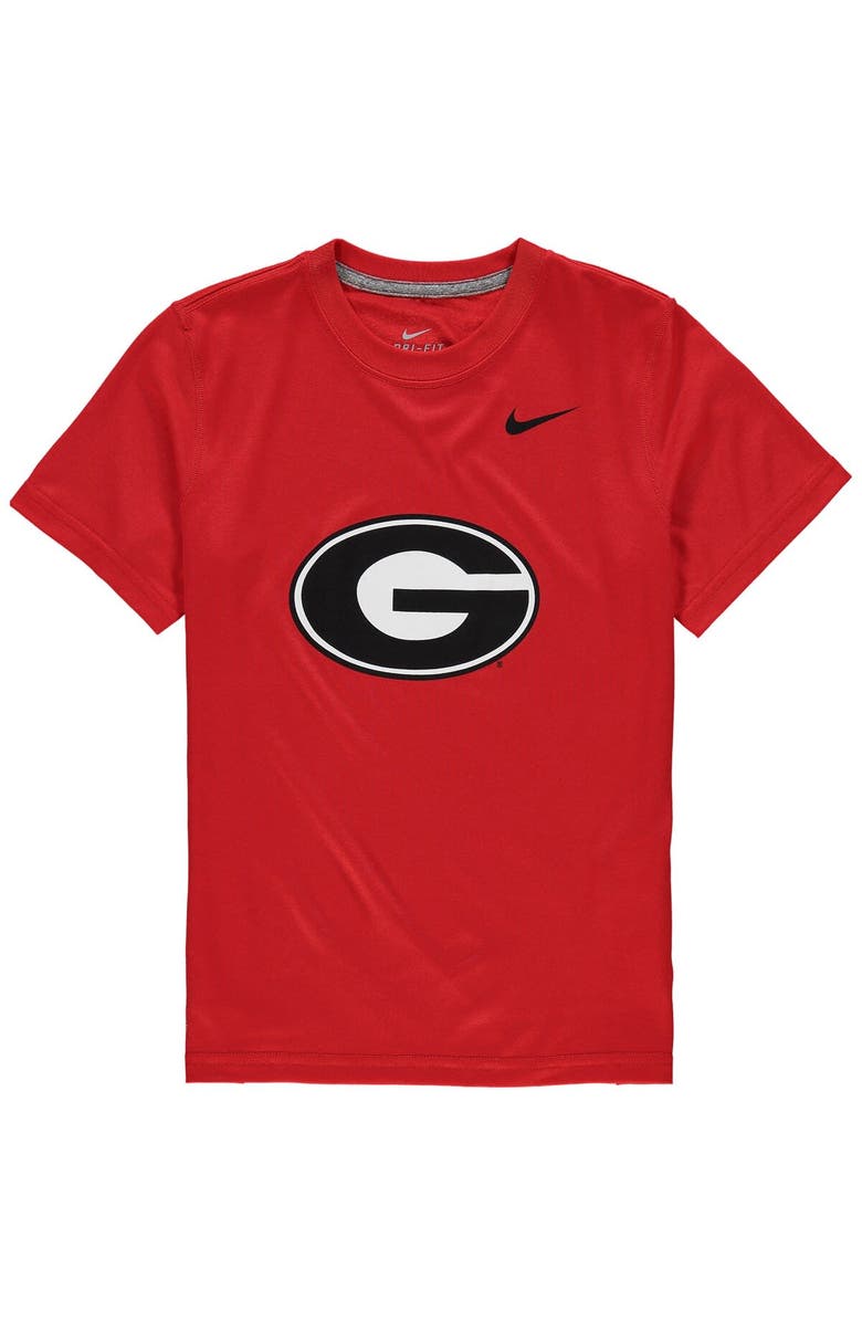 Nike Youth Nike Georgia Bulldogs Red Logo Legend Performance T-Shirt, Alternate, color, 