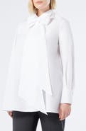 Marina Rinaldi Opera Comfort Fit Cotton Poplin Shirt