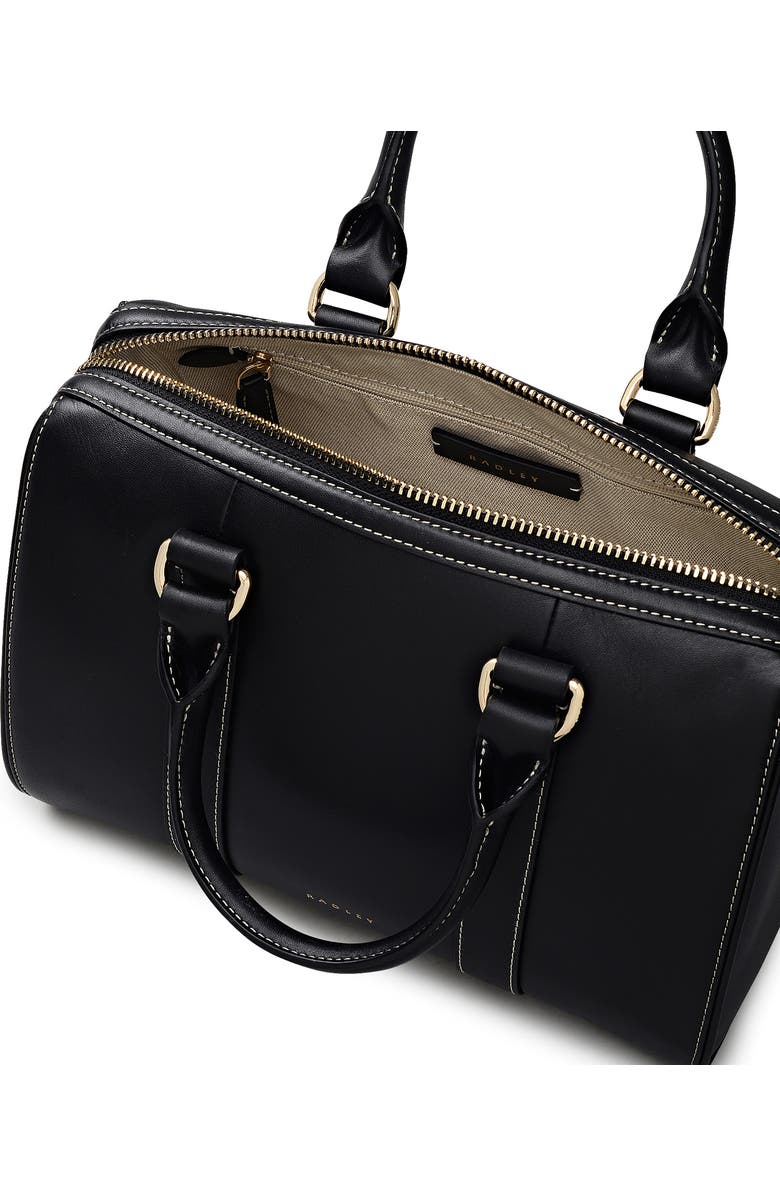 Radley Noble Alley Zip Top Handle Bag, Alternate, color, Black