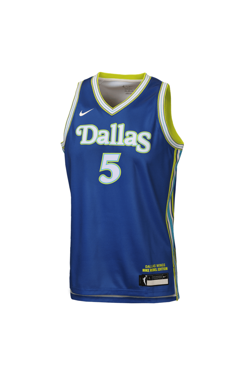 Nike Youth Nike Paige Bueckers Blue Dallas Wings Victory Jersey - Rebel Edition, Alternate, color, Blue