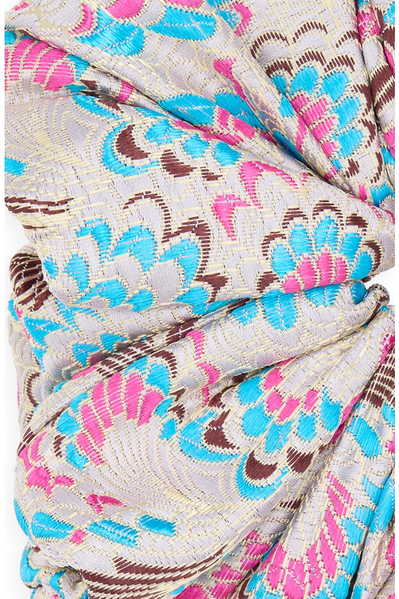 Rommy Oversize Scrunchie, Alternate, color, BEACH MEDLEY