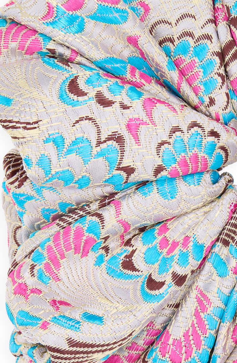 Lele Sadoughi Rommy Oversize Scrunchie, Alternate, color, Beach Medley