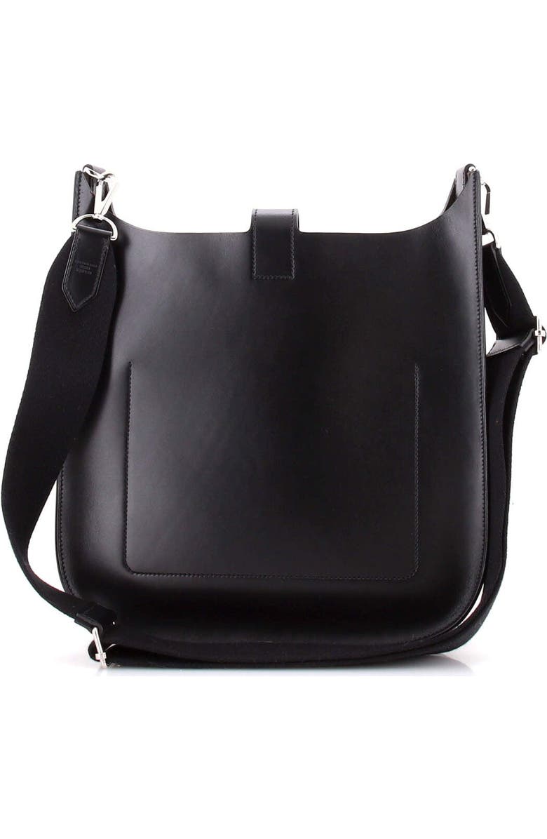 Pre-Owned Hermes Evelyne Sellier Bag Vache Hunter 29, Alternate, color, Noir