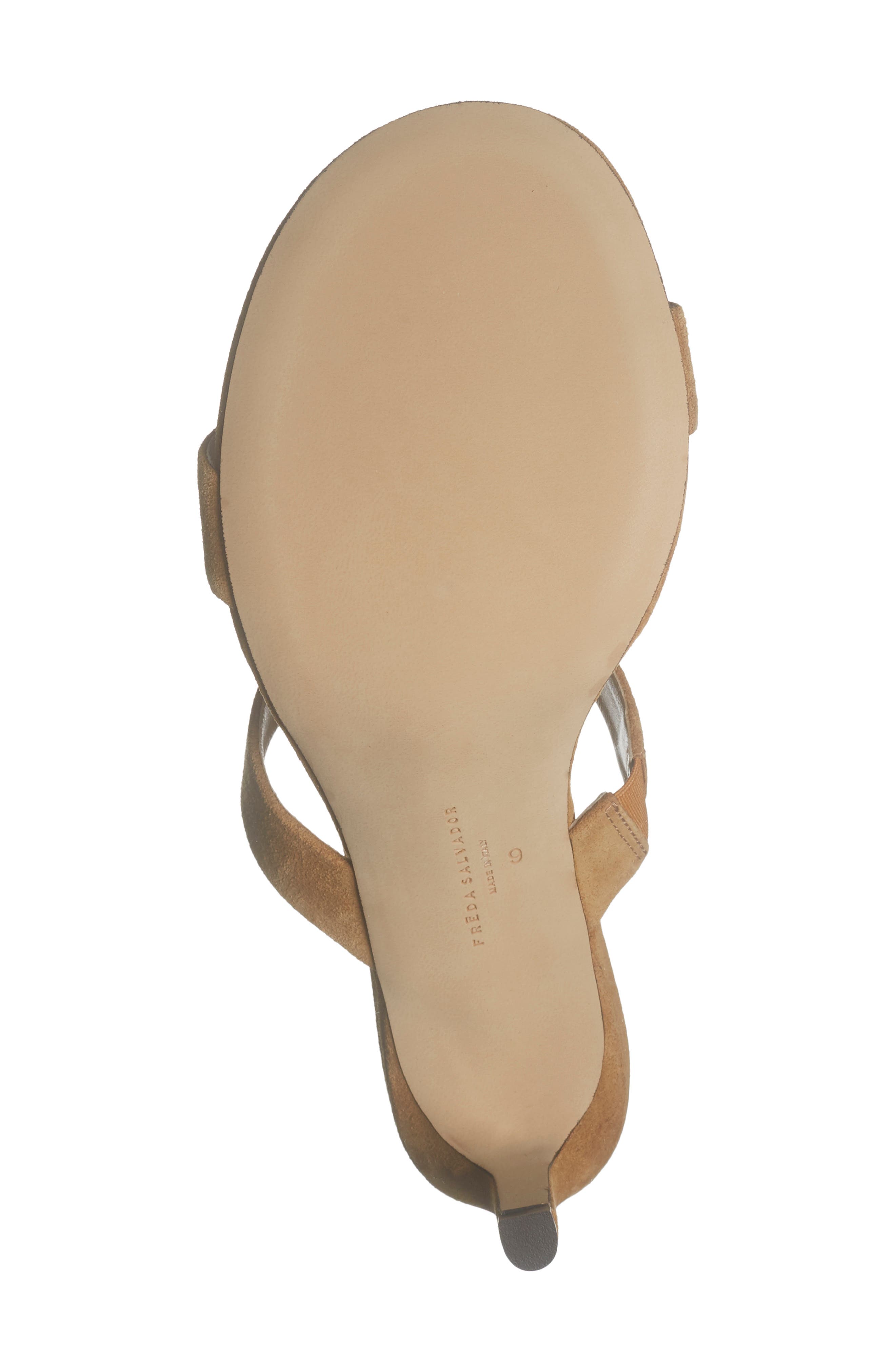 Freda Salvador Poppy Double Strap Sandal, Alternate, color, Bog Suede