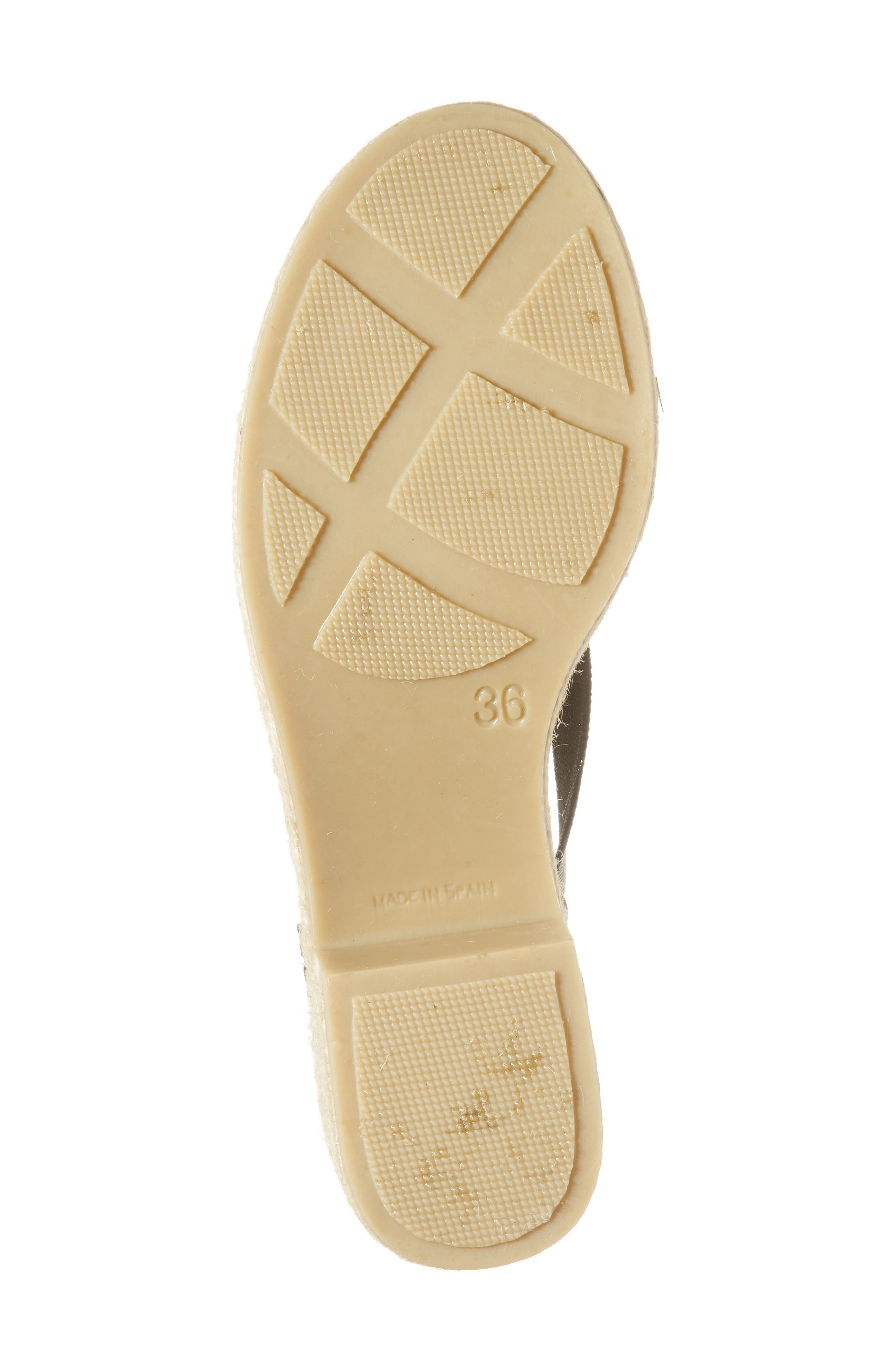 Toni Pons Dama Slingback Espadrille Platform Sandal, Alternate, color, Black