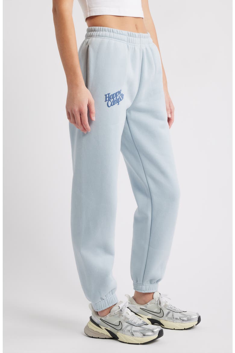 Puff Series Core Logo Cotton Blend Joggers, Alternate, color, SNOWFLAKE BLUE