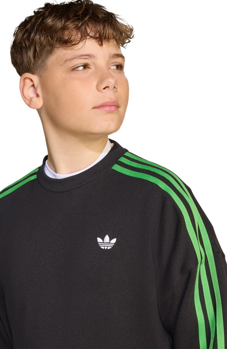 adidas Originals x Minecraft<sup>®</sup> Kids' Crewneck Sweatshirt, Alternate, color,