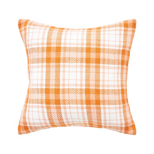 C & F Home C&f Home Hazel Plaid Woven Throw Pillow In Orange