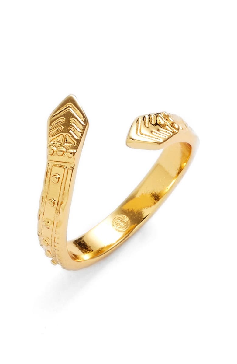 gorjana 'Mara Cobra' Midi Ring, Alternate, color, 