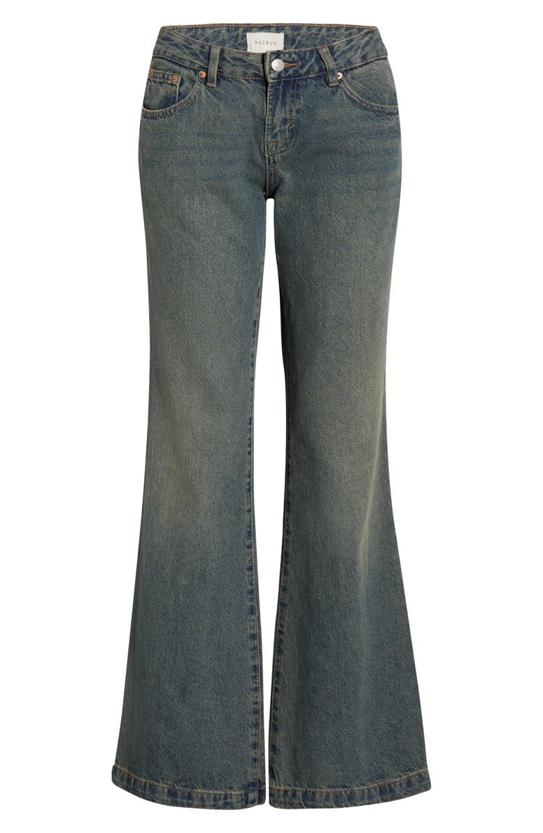PacSun Jade Low Rise Bootcut Jeans, Alternate, color, Medium Indigo