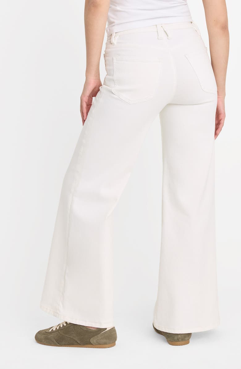 Good American Good Palazzo High Waist Jeans, Alternate, color, White001