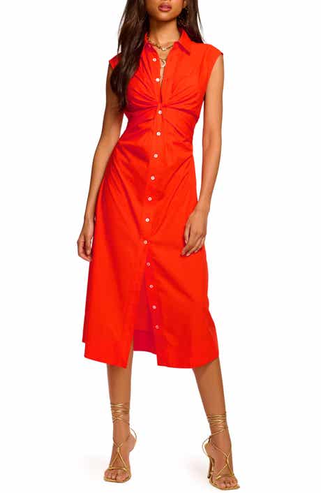 Mihal Cap Sleeve Shirtdress