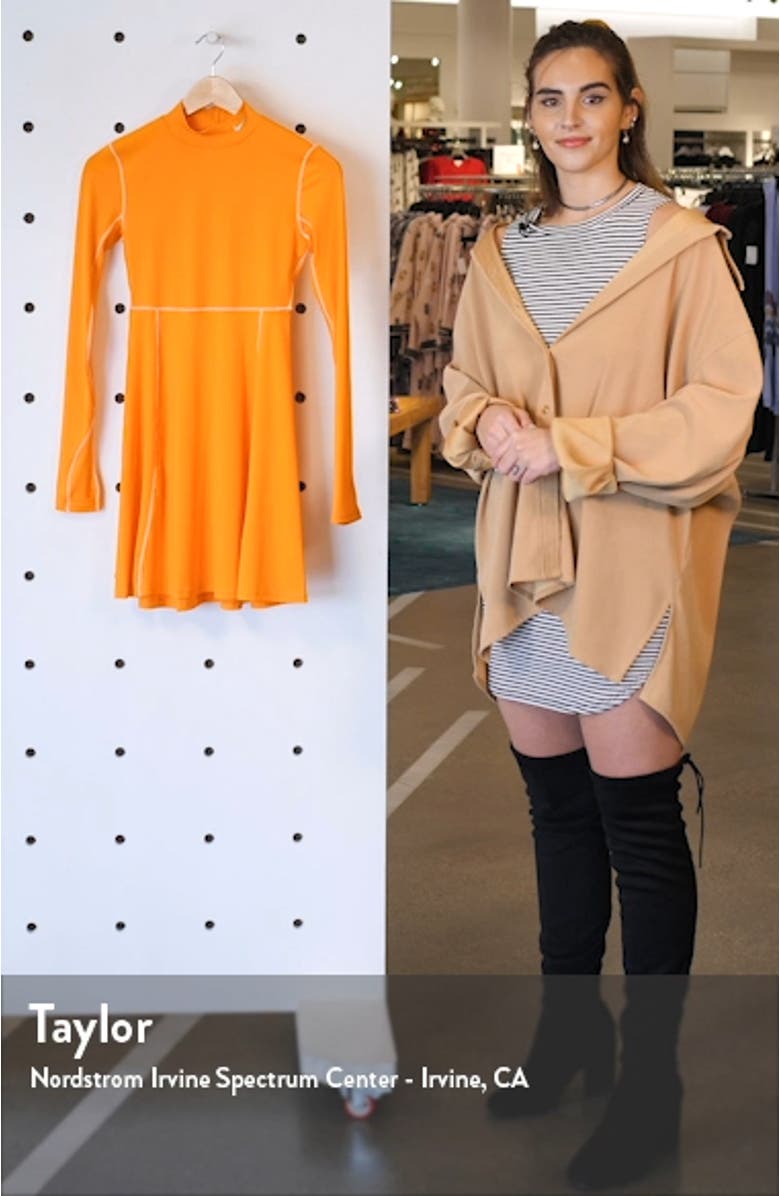 x Olivia Kim NRG Long Sleeve Performance Tennis Dress, sales video thumbnail