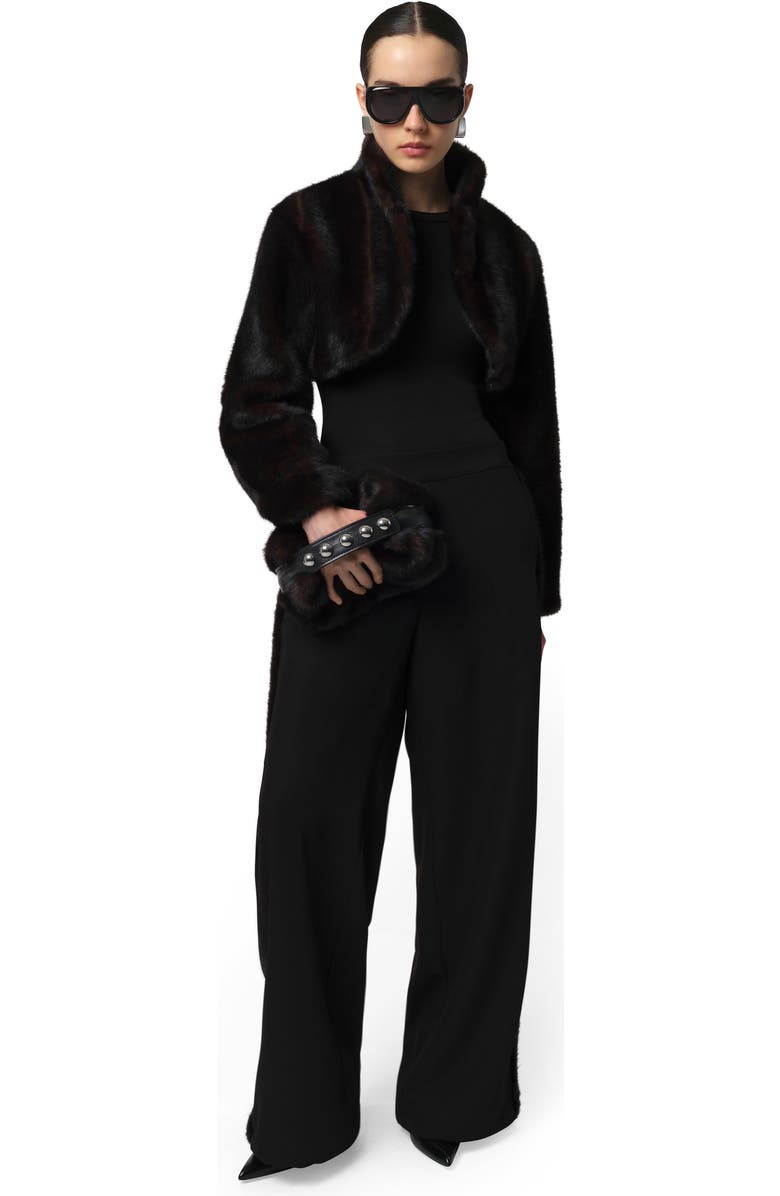 Apparis Marfa Faux Mink Top Carry Handle Pouch, Alternate, color,