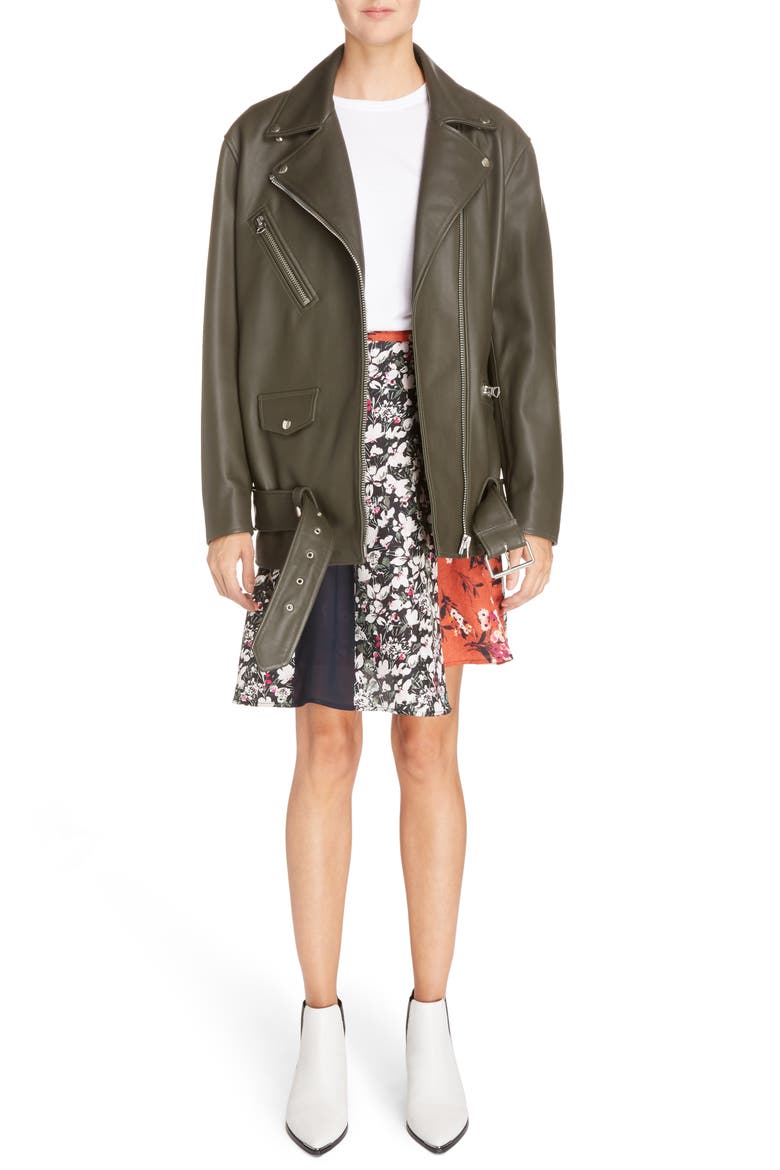 Studios Hanni Print Skirt, Alternate, color, OFF BLACK/ BLACK/ ORANGE