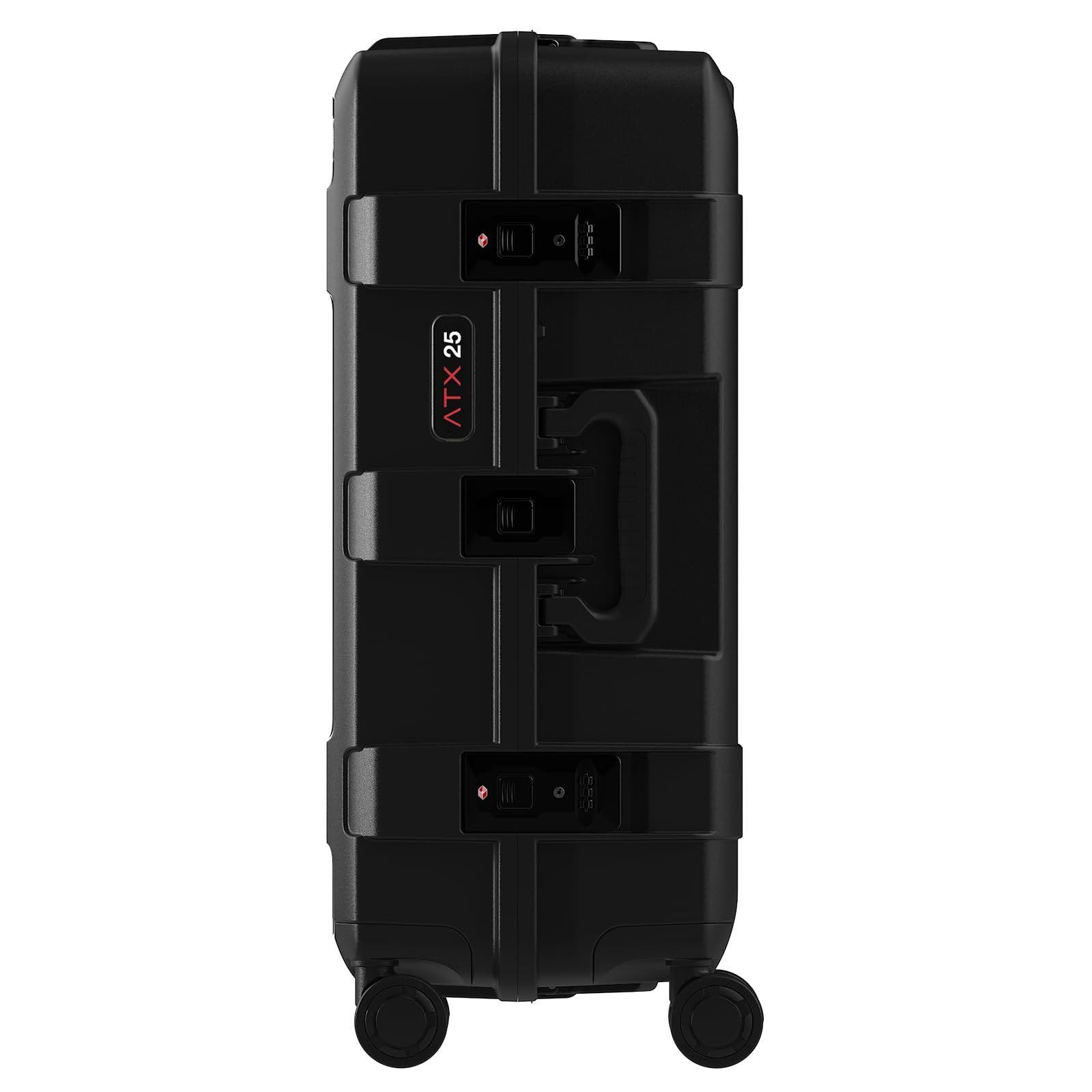 Pelican ATX Luggage Hard Case 25" Check in Luggage with Wheels, Alternate, color, Black