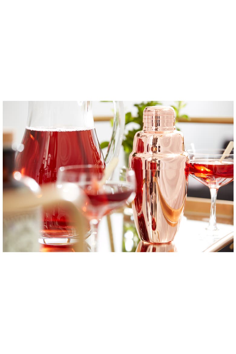 Heavyweight Cocktail Shaker, Alternate, color, COPPER