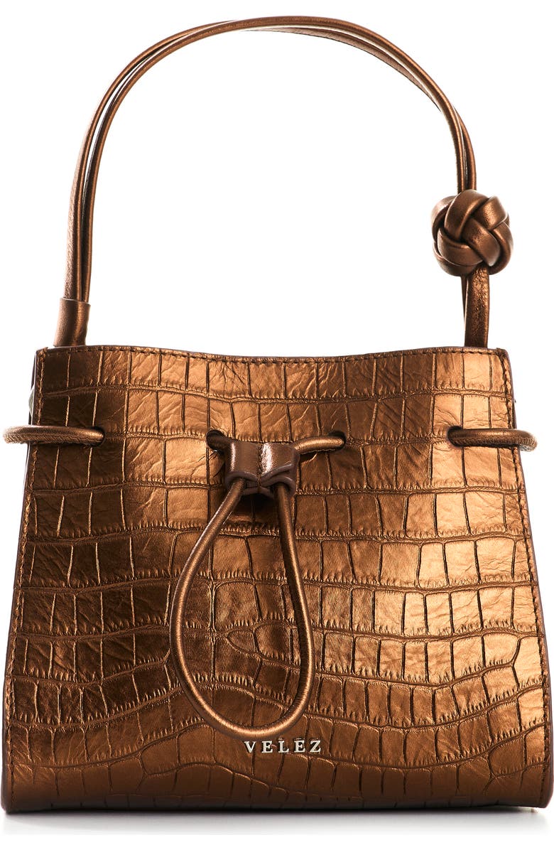 Velez Full Grain Leather Crossbody Bag and Shoulder Bag Purse, Main, color, Bronze