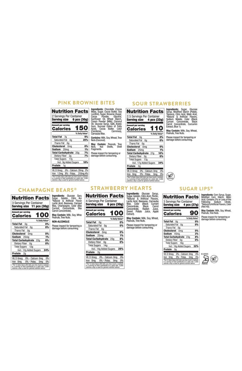 sugarfina 5-Piece Assorted Candy Cube Set, Alternate, color, 