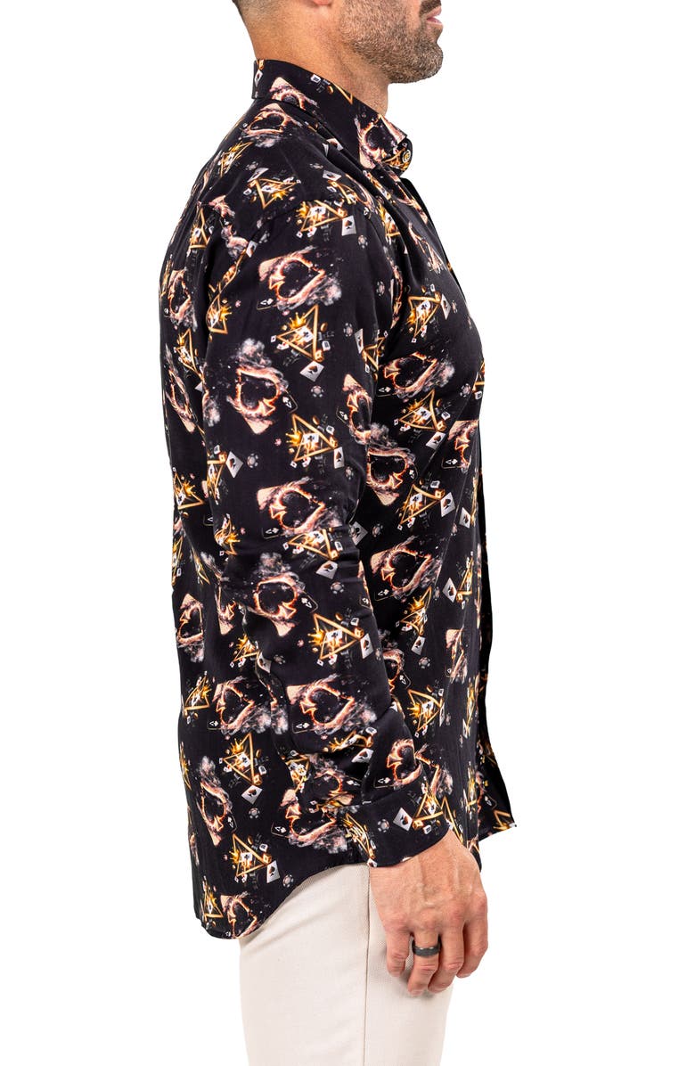 Maceoo Fibonacci Marthyr 0258 Contemporary Fit Button-Up Shirt, Alternate, color, 