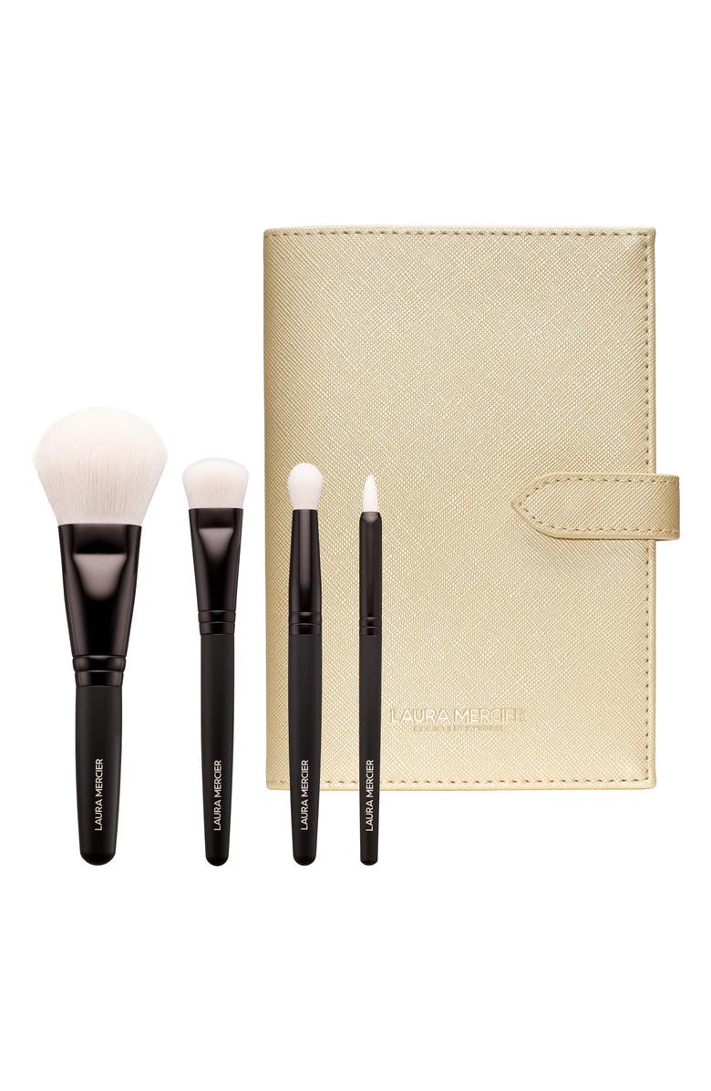Laura Mercier Travel Brush Makeup Brush Collection $138 Value, Alternate, color,
