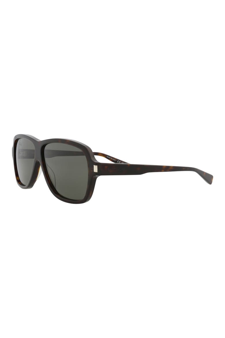 62mm Aviator Sunglasses, Alternate, color, HAVANA HAVANA GREY