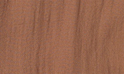 Quincy Mae Organic Cotton Jersey Overalls In Brown