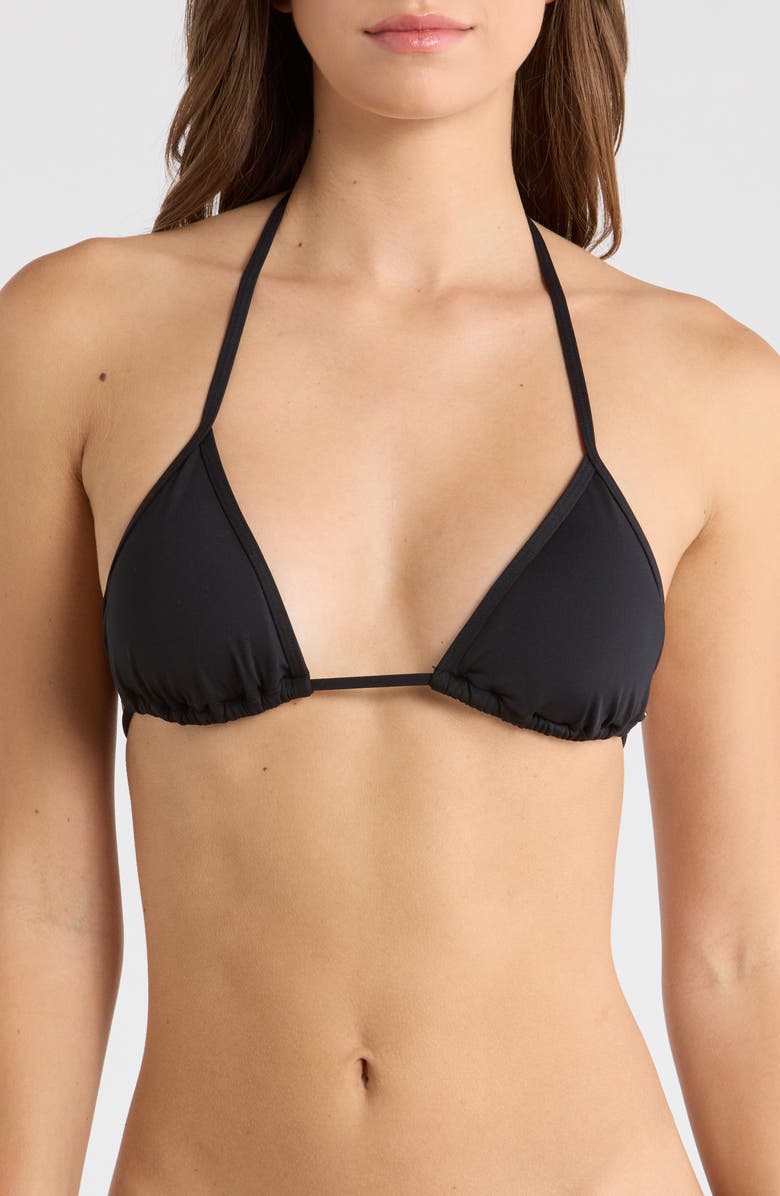 Rip Curl Classic Surf Triangle Bikini Top, Main, color, Black