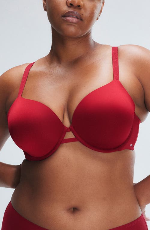 Savage X Fenty Microfiber T-shirt Bra In Red