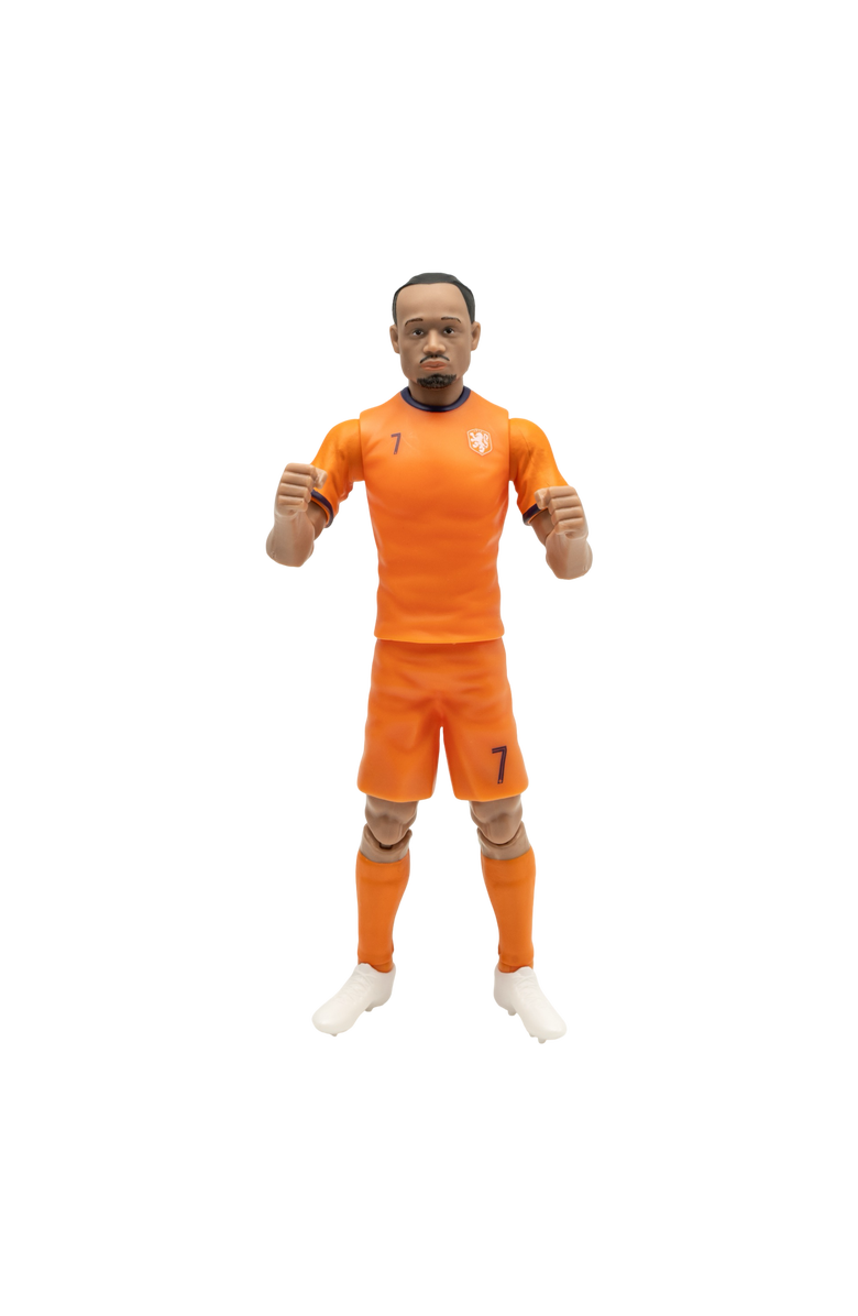 Banbo Toys Sockers Netherlands National Xavi Simons 8" Soccer Action Figure, Alternate, color, Orange