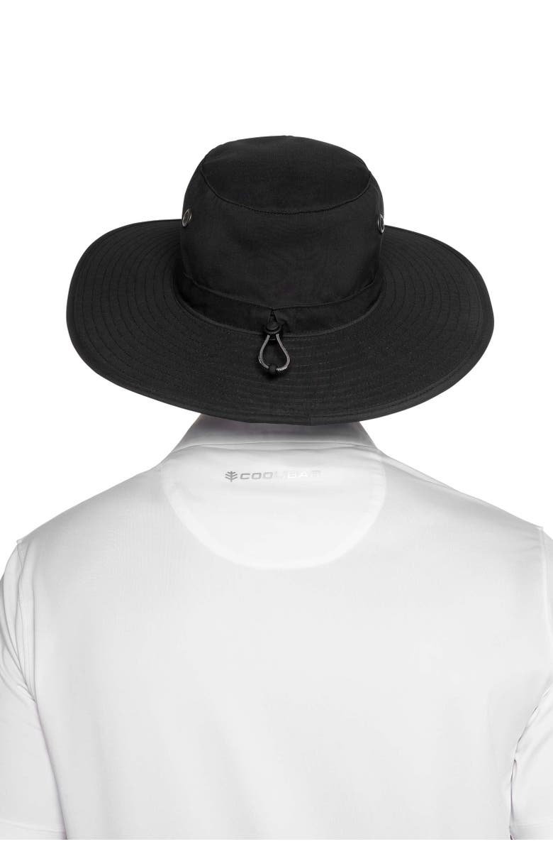 Coolibar Wide Brim Hiking Hat - UPF 50+ Sun Protection - Leo, Alternate, color, Black