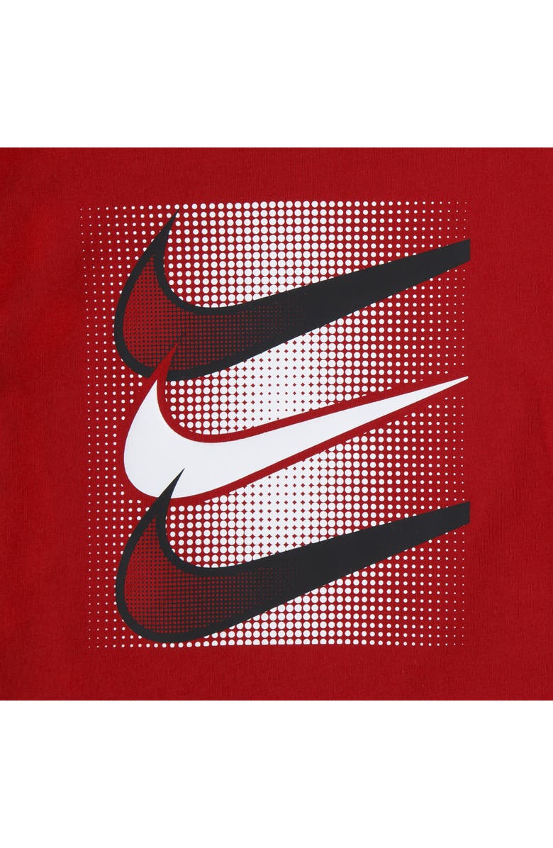 Nike Swoosh T-Shirt & Joggers Set, Alternate, color, Black