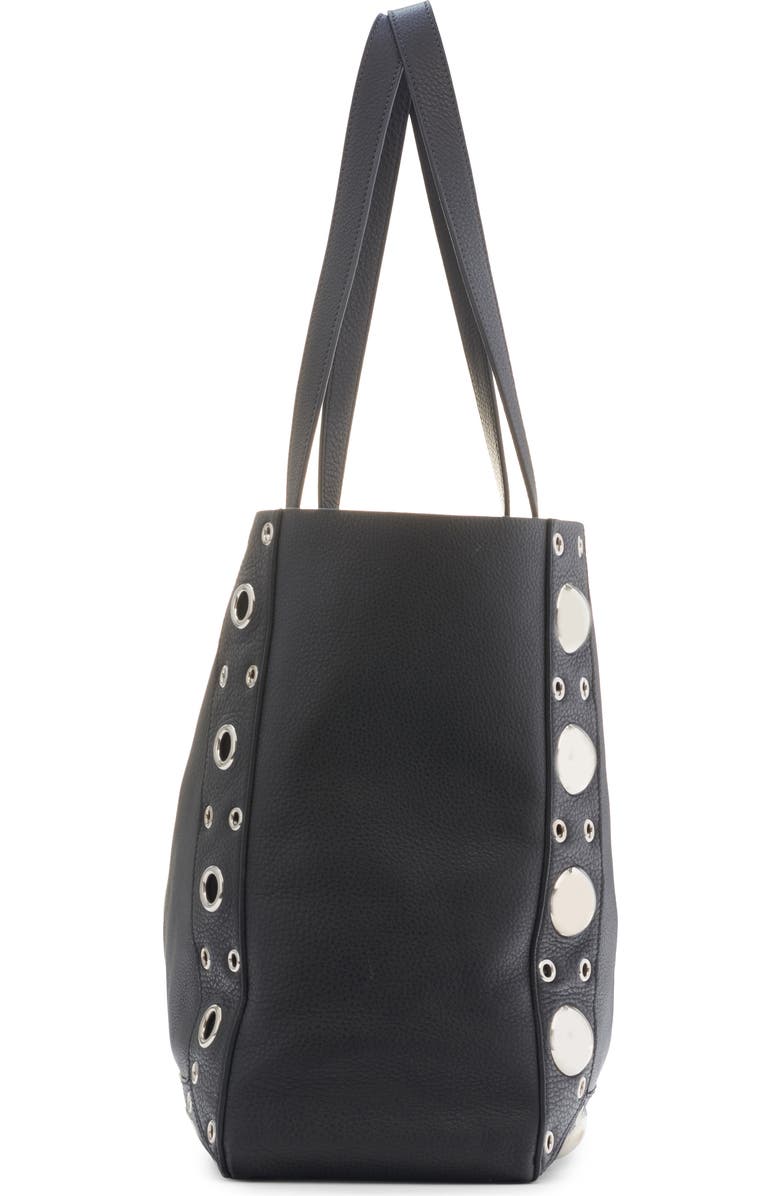 Valentino Garavani Nellcôte Stud Calfskin Tote, Alternate, color, 0No Nero