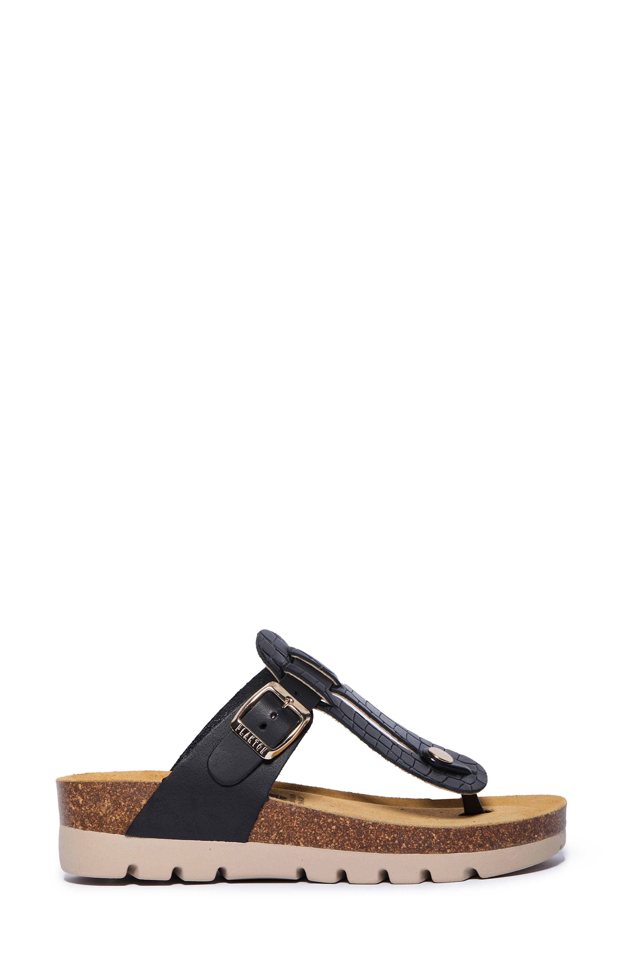Plakton Carmella Slide Sandal, Alternate, color, Black