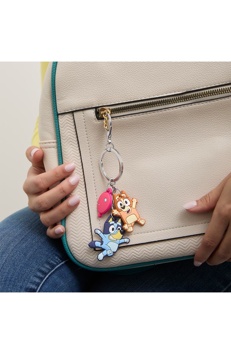 BLUEY Layered Charm Keychain with Balloon Accent, Alternate, color, Multi