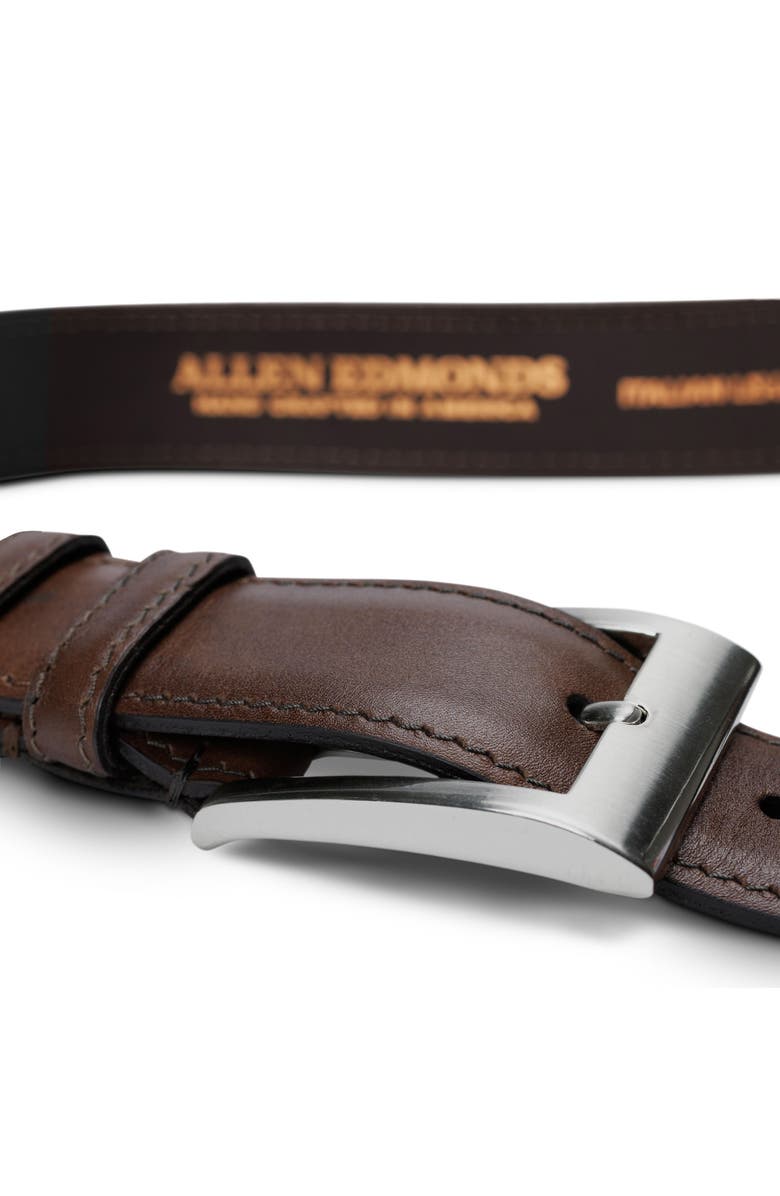 Allen Edmonds Wide Leather Belt, Alternate, color, Espresso