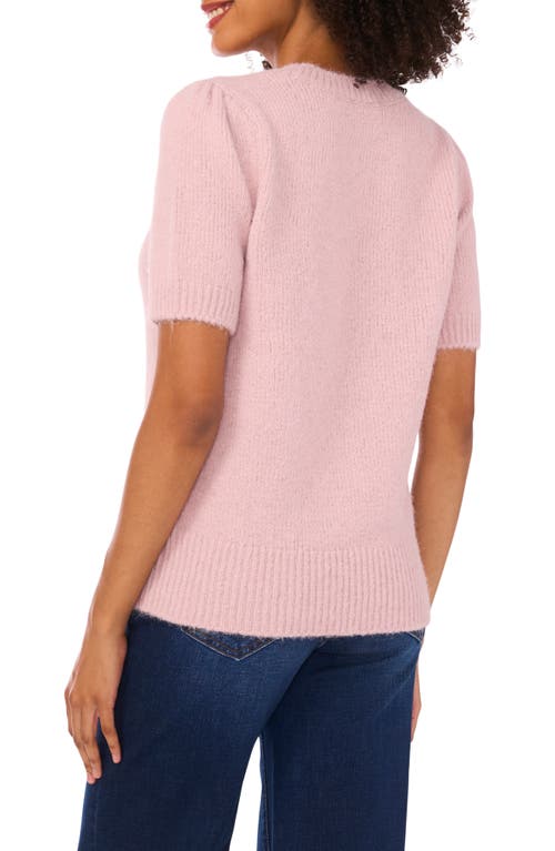 Cece Knit Crewneck Sweater In Blue
