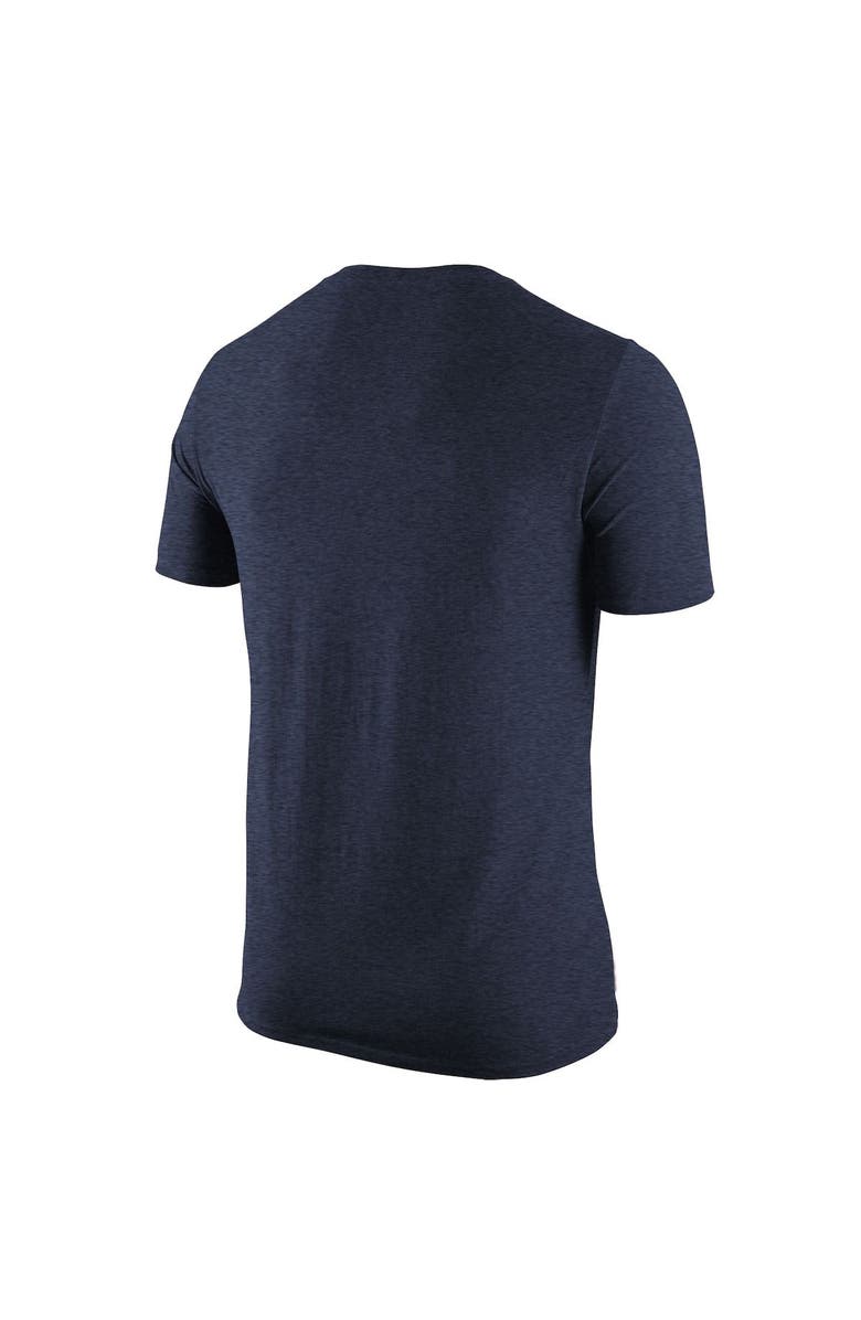 Nike Men's Nike Heather Navy Virginia Cavaliers Vintage Logo Tri-Blend T-Shirt, Alternate, color, 