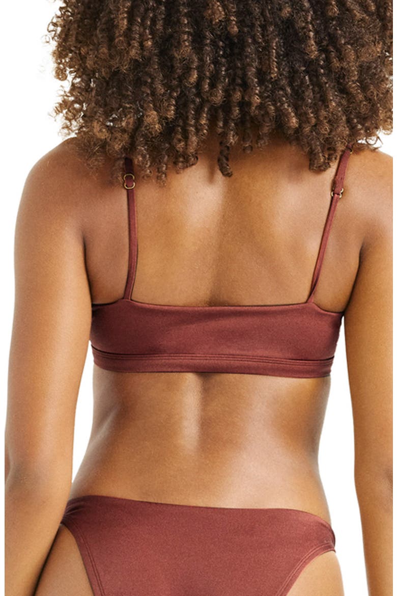 Terra Cutout Bikini Top, Alternate, color, RED OCHRE