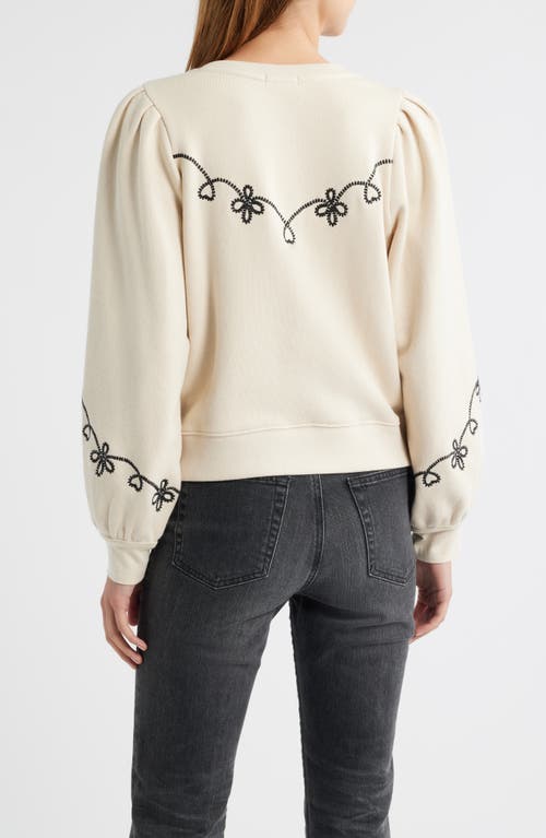 Rails Hanne Puff Shoulder Sweatshirt In Neutral