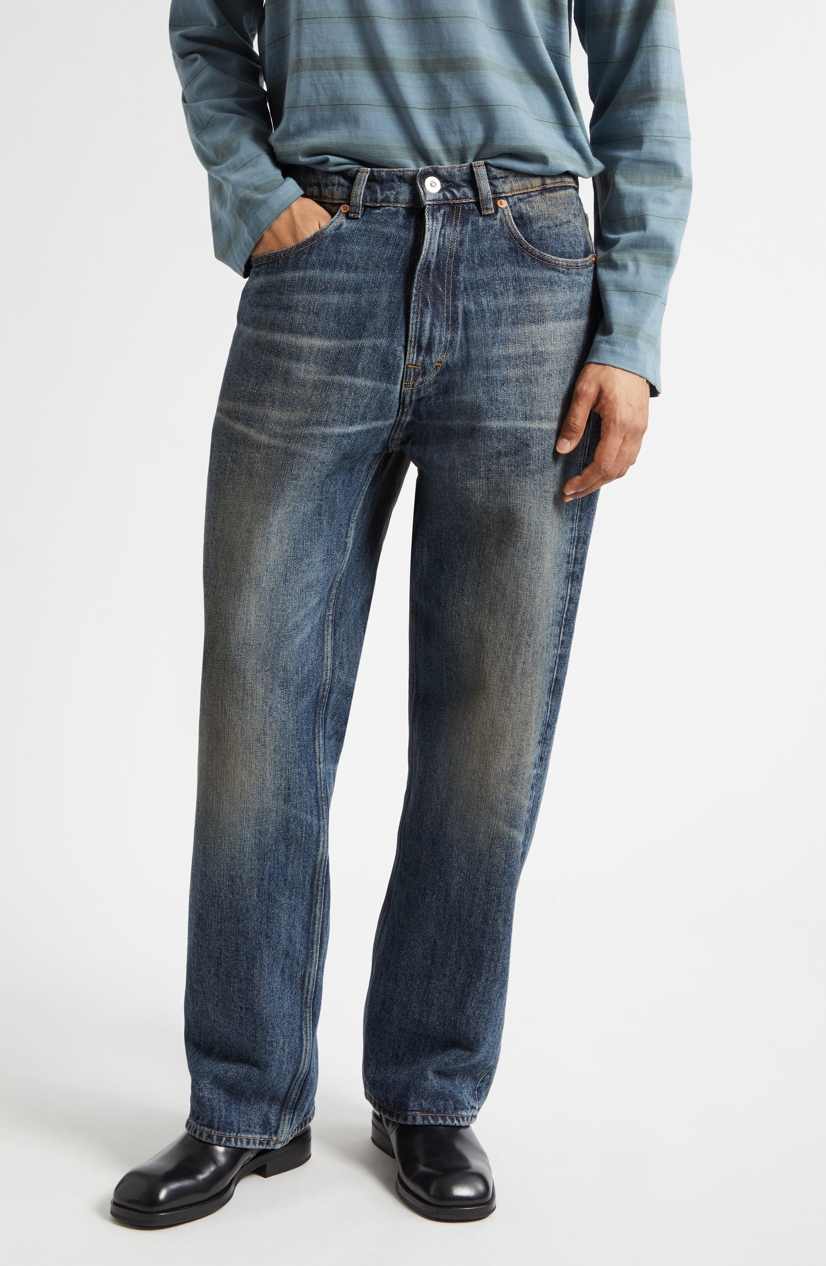 Third Cut Straight Leg Jeans