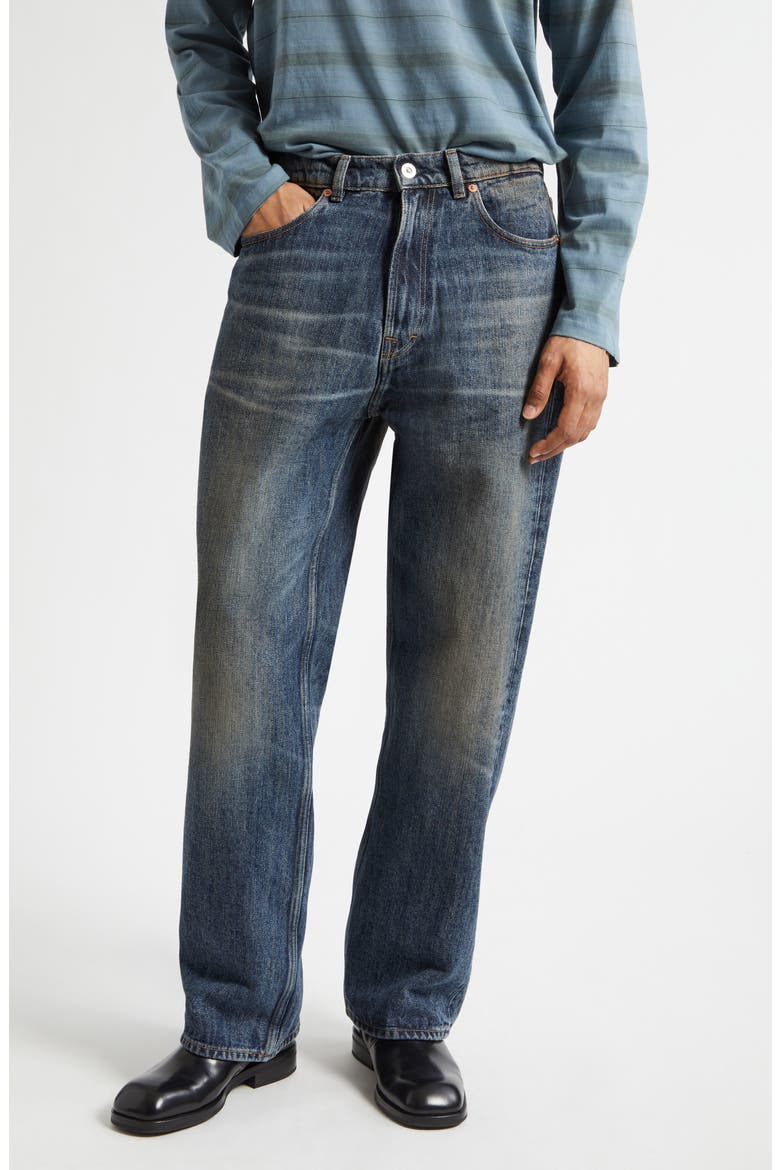Third Cut Straight Leg Jeans, Main, color, ROCKER STORM WASH