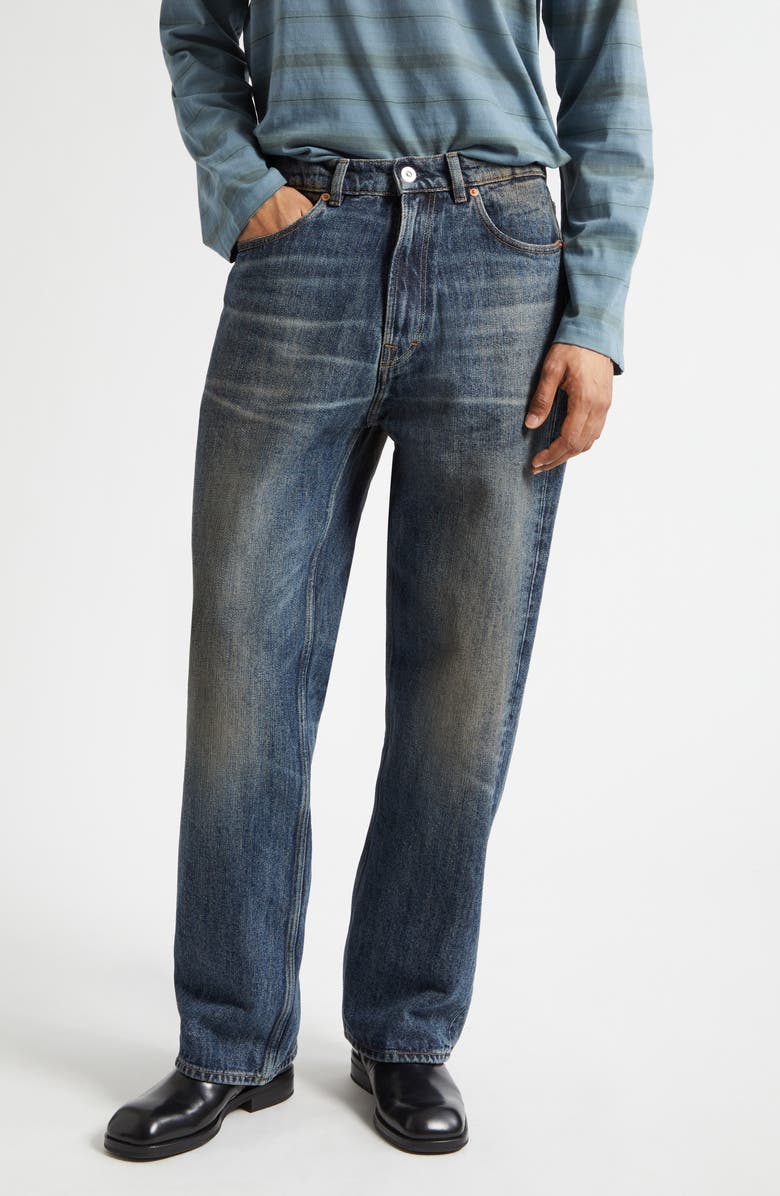 OUR LEGACY Third Cut Straight Leg Jeans, Main, color, Rocker Storm Wash