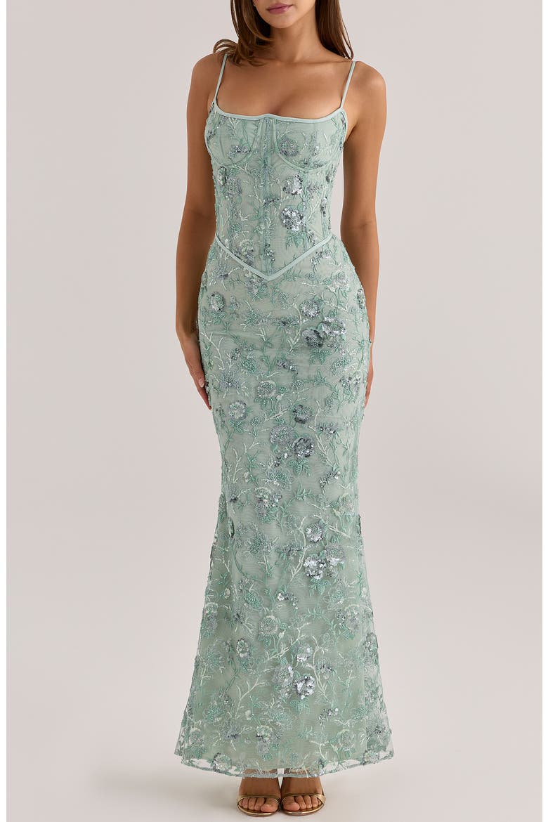 Naima Jade Hand Beaded Dress, Main, color, JADE