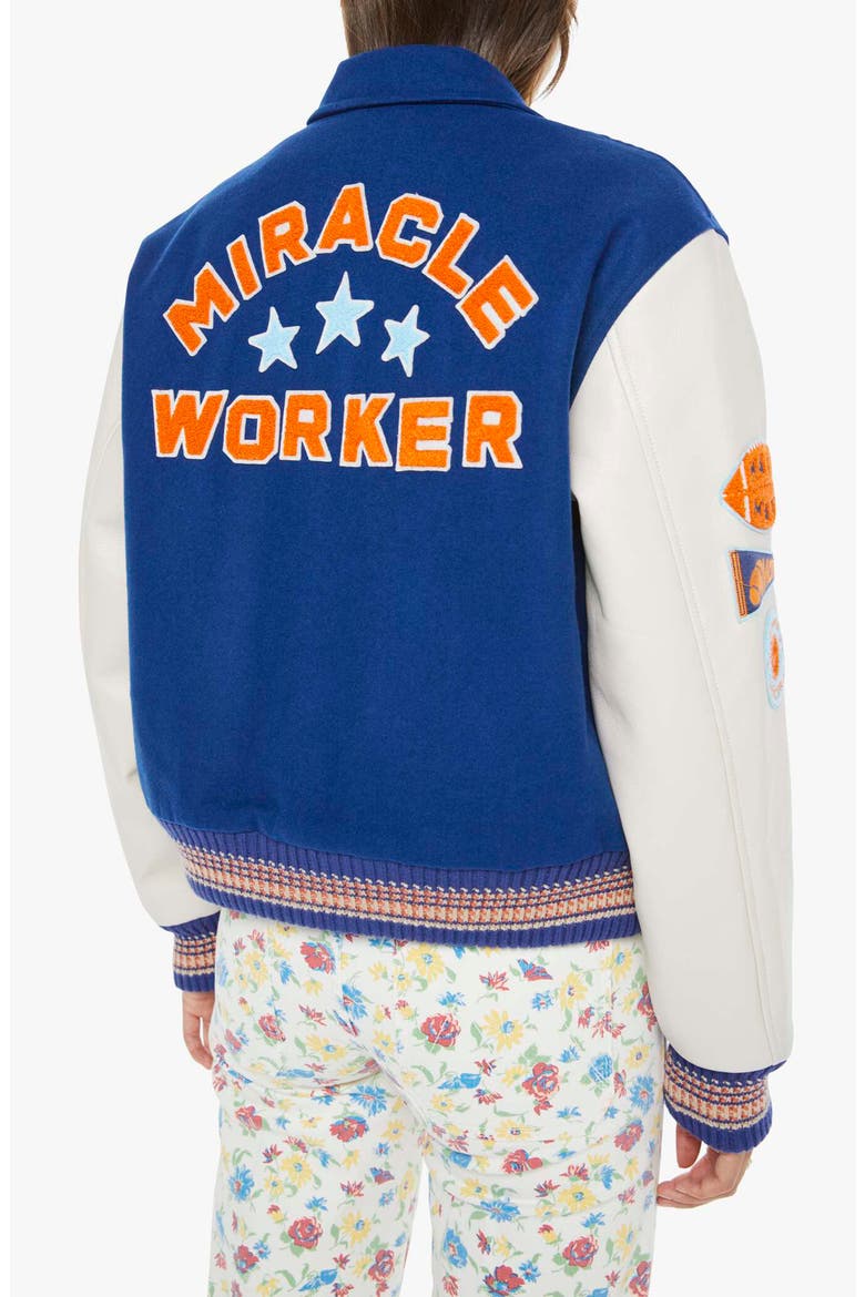 The Team Spirit Wool Blend Varsity Jacket, Alternate, color, AWAY GAME