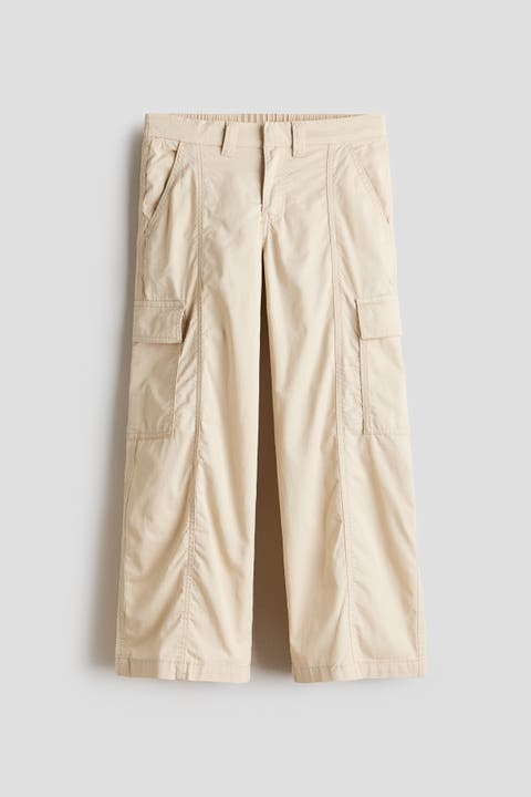 Cotton Twill Cargo Trousers