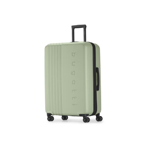Bugatti The Classic Hardside Check-in Large Luggage With Expansion In Sage Green